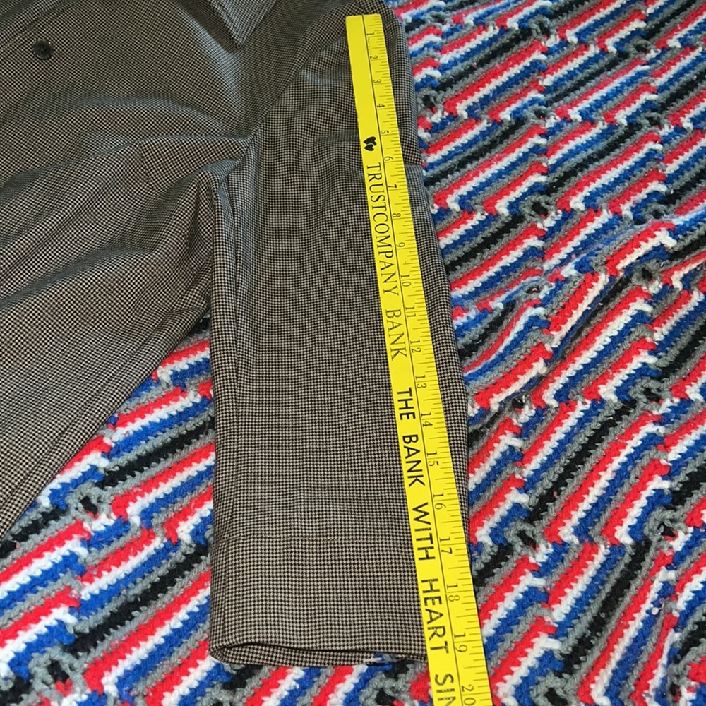 Peace of Cloth Med brown houndstooth jacket New With Tags - Picture 9 of 11